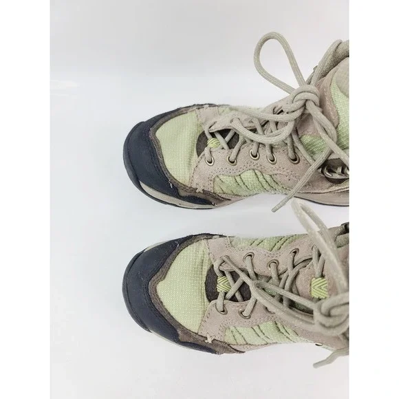 Daner Sobo Mid 6" Hiking Shoes, Women's Size 6.5, Taupe/Green - Picture 2 of 8